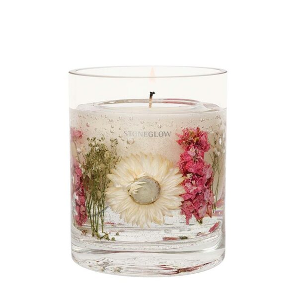Stoneglow Geranium Rosa Natures Gift Candle