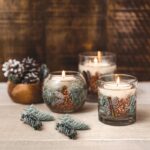 Stoneglow Juniper Berry & Cedar Fragranced Tumbler Candle (1 wick) lifestyle