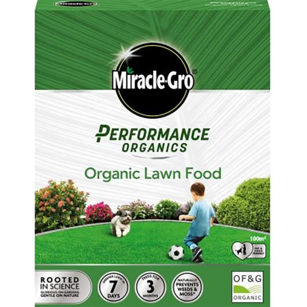 Miracle-Gro Performance Organics Lawn Food 100m² (2.7kg)