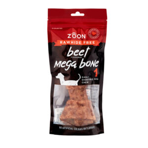 Zoon Rawhide Free 1 Beef Mega Bone packaging front