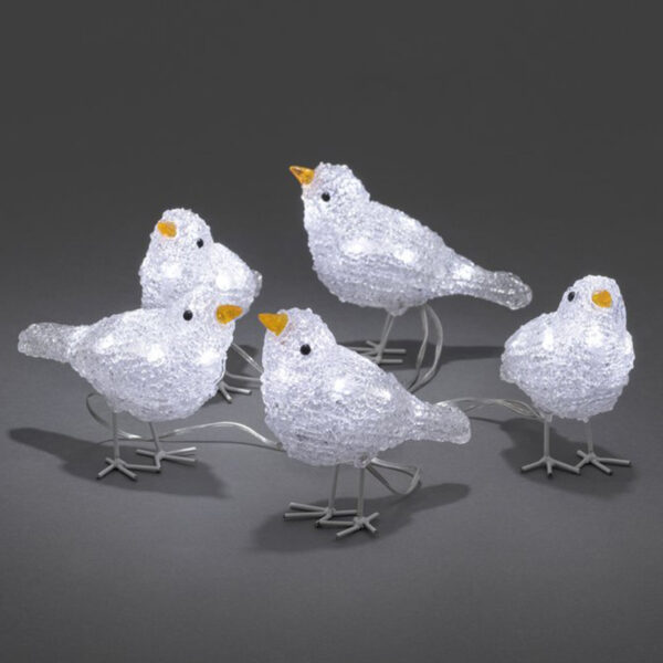 Konstsmide LED 5 Acrylic Baby Birds - mood image