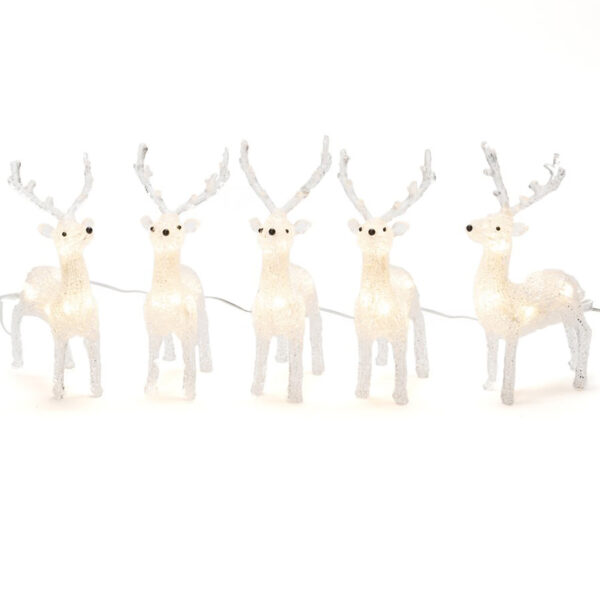 Konstsmide LED 5 Acrylic Reindeer - studio image