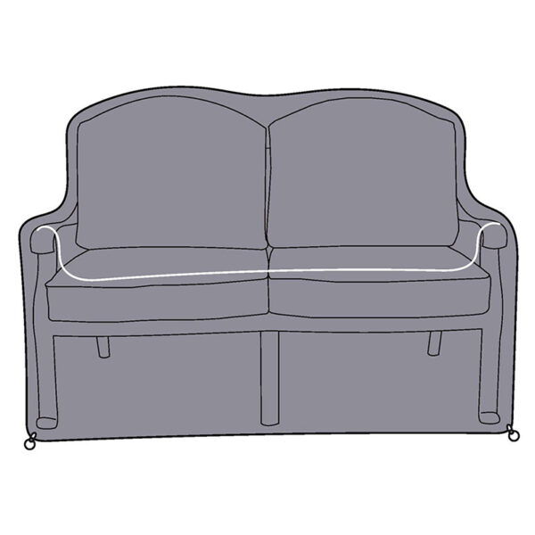 Hartman Amalfi 2-Seat Sofa Cover in Grey
