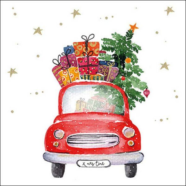 Ambiente Paper Napkins - Gifts Truck (Pack of 20)