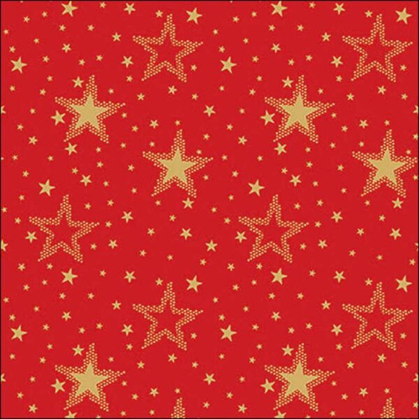 Ambiente Paper Napkins - Gold & Red Night Sky (Pack of 20)