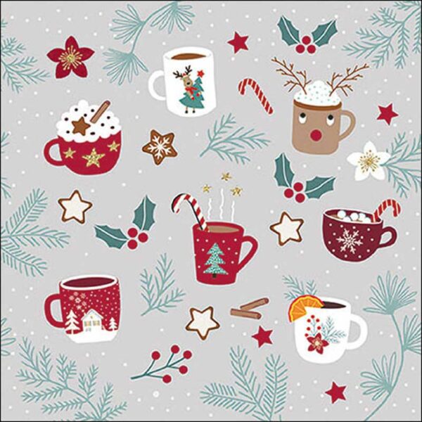 Ambiente Paper Napkins - Hot Drinks (Pack of 20)