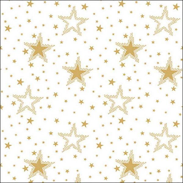 Ambiente Paper Napkins - Gold & White Night Sky (Pack of 20)