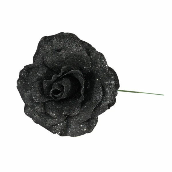 APAC Black Glitter Rose