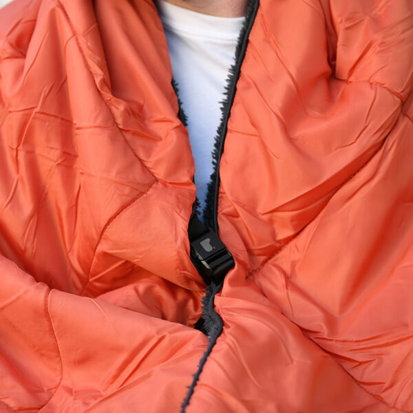 Extreme Lounging B-Blanket, Plain Orange in use