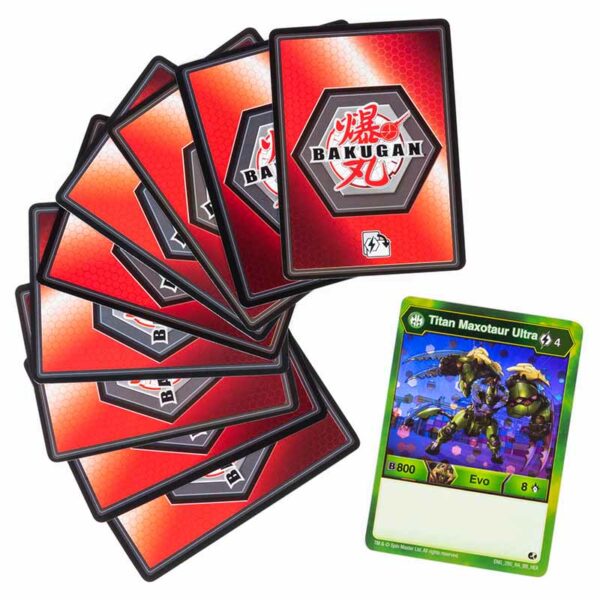Bakugan, Battle Brawlers Booster Pack, Collectible Trading Cards, Ages 6+ cardback