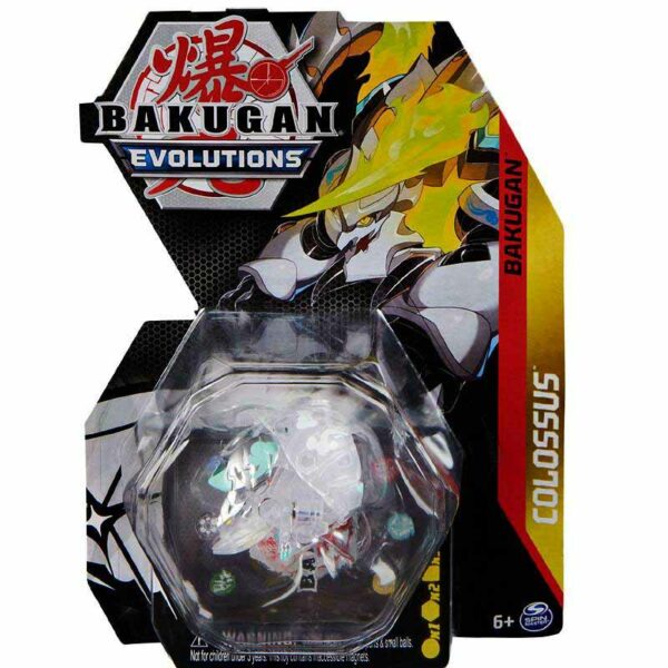 Bakugan Evolutions, Colossus Collectible Action Figure and Trading Card, Ages 6+