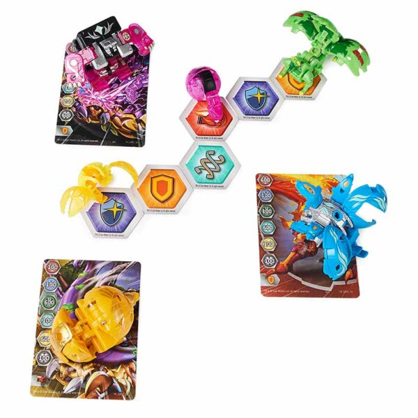 Bakugan Evolutions, Dragonoid and Arcleon Battle Strike Pack, Ages 6+, STYLES MAY VARY contents