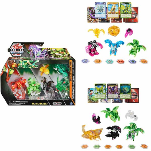 Bakugan Evolutions, Dragonoid and Arcleon Battle Strike Pack, Ages 6+, STYLES MAY VARY