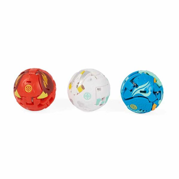 Bakugan Evolutions Starter Pack 3-Pack, Collectible Action Figures, Ages 6+, (STYLES MAY VARY) balls