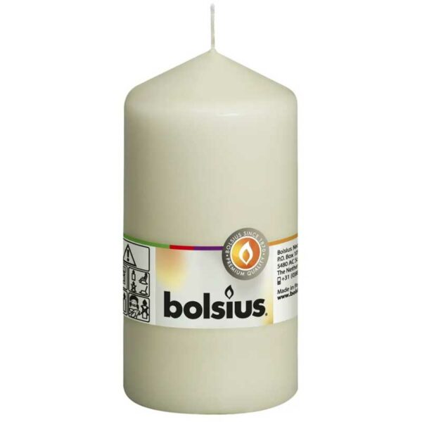 Bolsius Ivory Pillar Candle