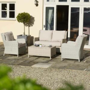 Bramblecrest Chedworth 4 Seater Garden Lounge Set in Sandstone