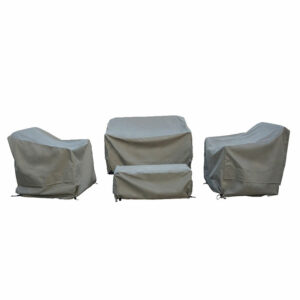 Bramblecrest Covers for an Aluminium 2 Seat Sofa, 2 Sofa Chairs & Coffee Table