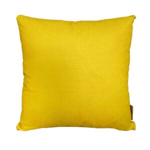 Bramblecrest Plain Lemon Square Scatter Cushion