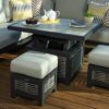 Bramblecrest Portofino Mini Corner Dual Height Table & 2 Stools