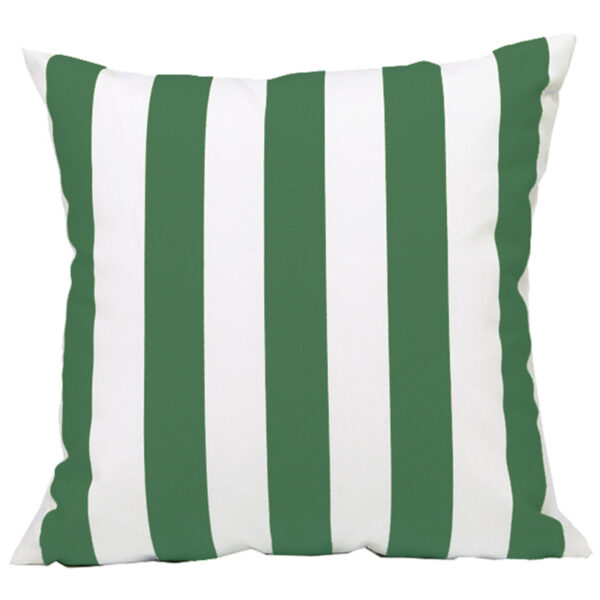 Bramblecrest Square Scatter Cushion - Jade Stripe