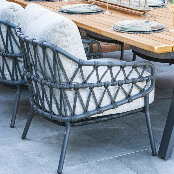 Calpi Low Dining Chair in Anthracite