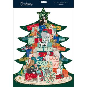 Caltime 3D Cat Tree Paper Advent Calendar