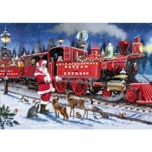 Caltime Santa Express Paper Advent Calendar