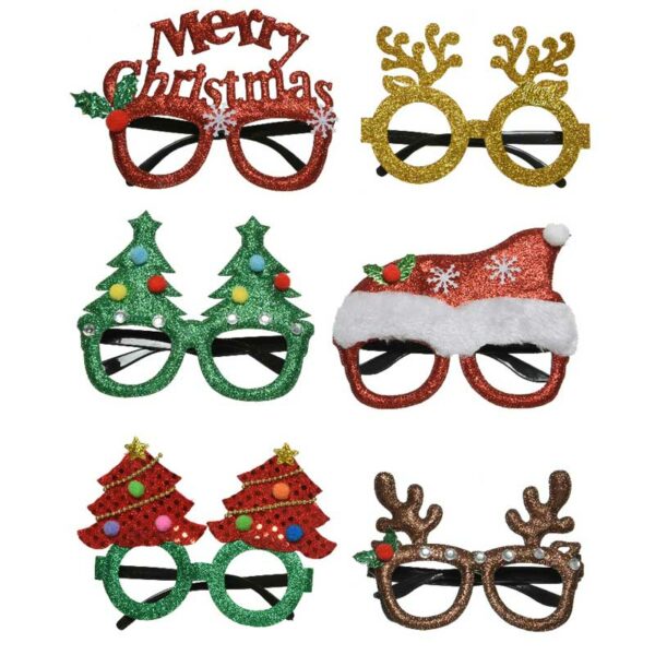 Christmas Glasses (Assorted Designs)