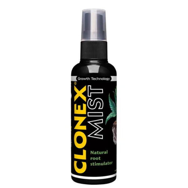 A black 100ml bottle of Clonex Mist.