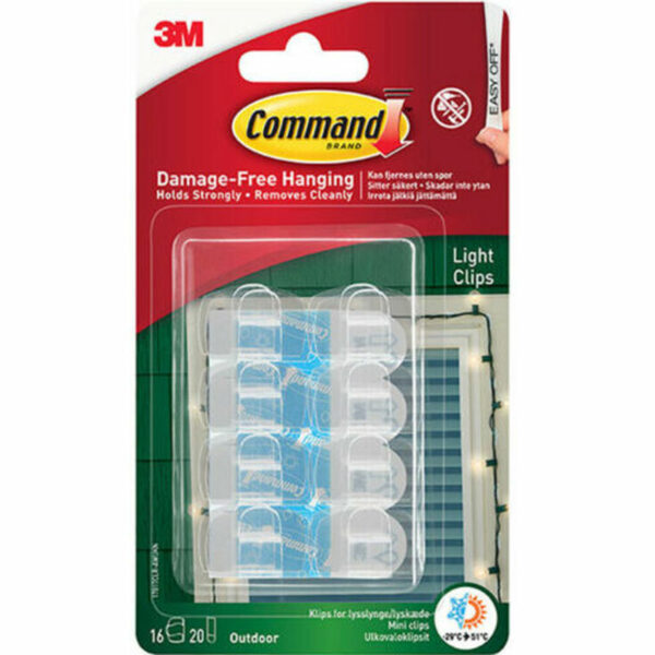 Command™ Outdoor Light Clips