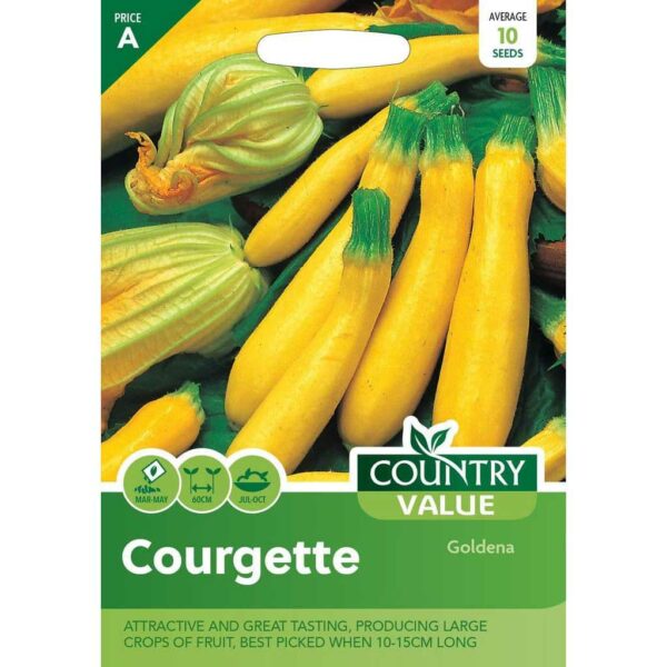 Country Value Goldena Courgette Seeds