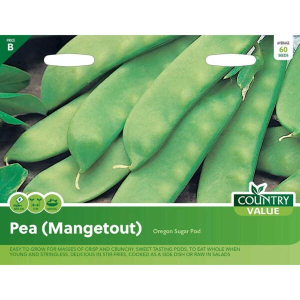 Country Value Oregon Sugar Pod Pea (Mangetout) Seeds