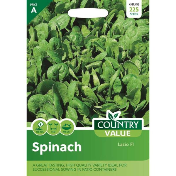 Country Value Lazio F1 Spinach Seeds
