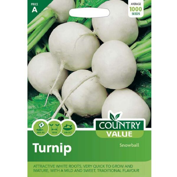 Country Value Snowball Turnip Seeds