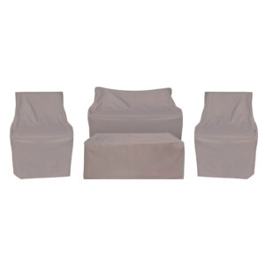 Hartman Covers for Amalfi Garden Set with 2-Seat Sofa, 2 Lounge Chairs and Rectangular Coffee Table