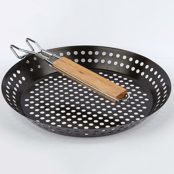 The Creative Products BBQ Pan with handle Folded for storage
