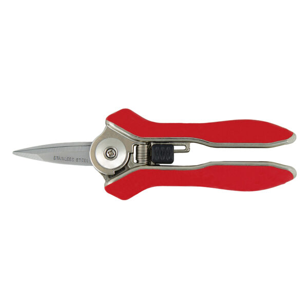 A pair of red handled mini Darlac Snips.