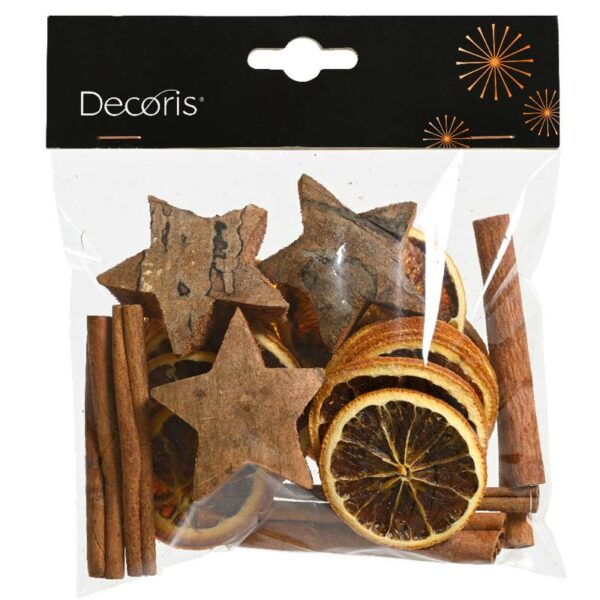Decoris Cinnamon, Dried Orange & Coco Stars