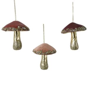 Decoris Glitter Mushroom