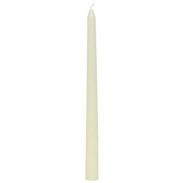 Decoris Ivory Dinner Candles (Pack of 12)