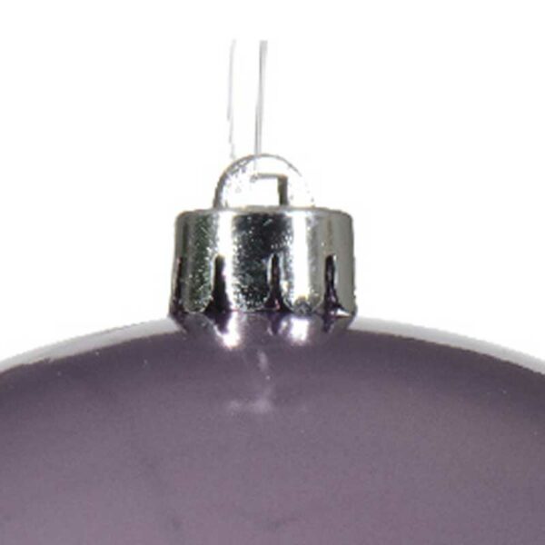 Decoris Large Shatterproof Bauble in Crystal Lilac
