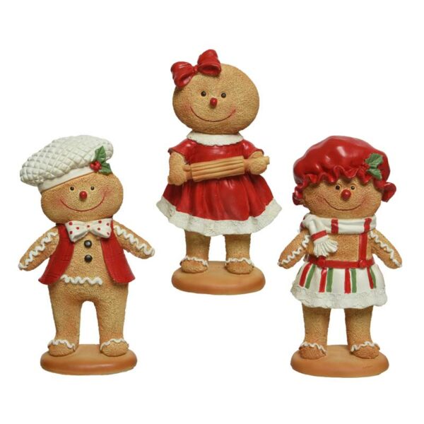 Decoris Standing Gingerbread Person (Assorted Designs)