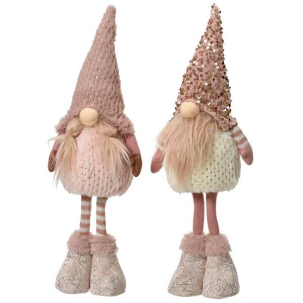 Decoris Standing Pink Gnome