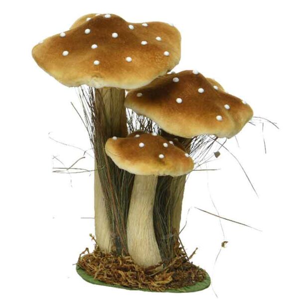 Decoris Velvet Mushroom (26cm)