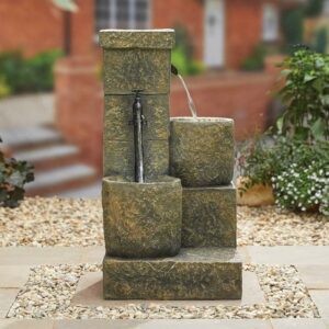 Easy Fountain Cotswold Trough Water Feature with LED Lights