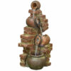 Easy Fountain Flowing Jugs Water Feature with LED Lights detail
