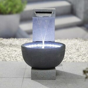 Easy Fountain Solitary Pour Water Feature with LED Lights