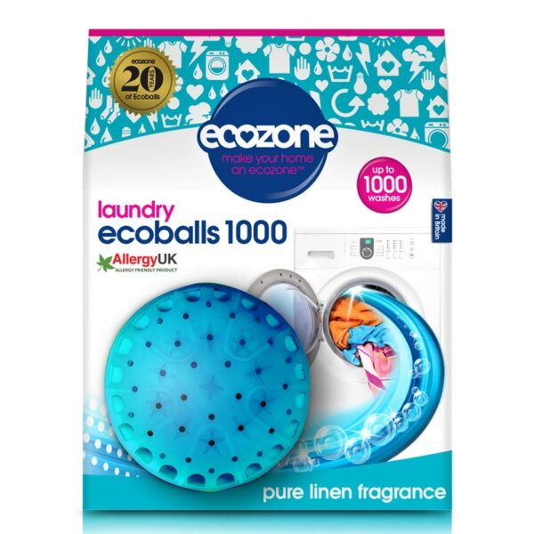 Ecozone Laundy Ecoballs 1000 - Pure Linen Fragrance