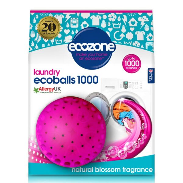 Ecozone Laundy Ecoballs 1000 - Natural Blossom Fragrance