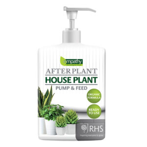 A white, 500ml, pump bottle of Empathy After Plant Houseplant Pump & Feed.